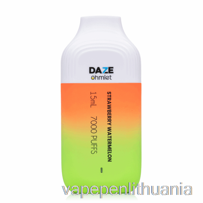 7 Daze Ohmlet 7000 Vienkartinis Braškių Arbūzų Vape Skystis